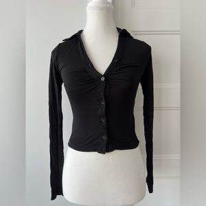 Simons black light cardigan size XS women